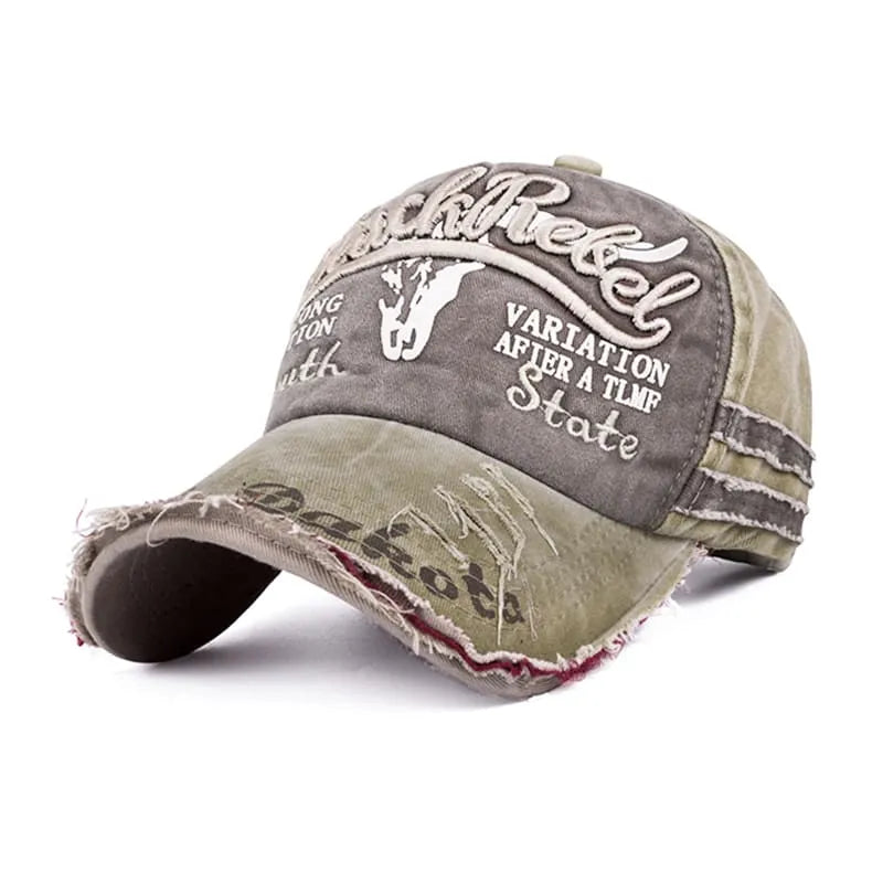 Men's Embroidered Cotton Baseball Cap – view 7