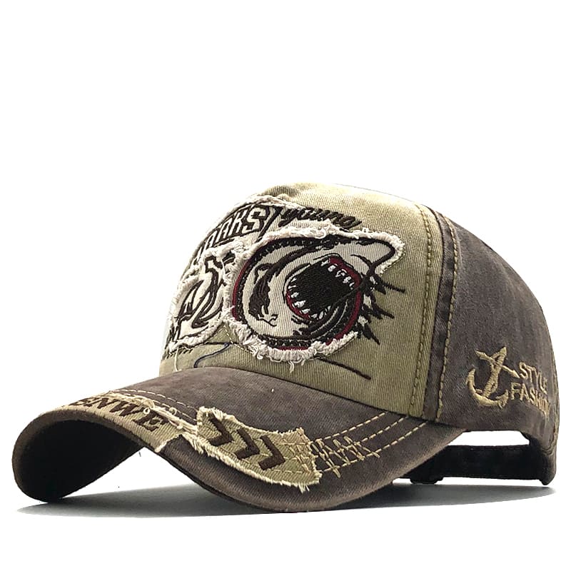 Mako Shark Men's Cotton Baseball Cap – view 3