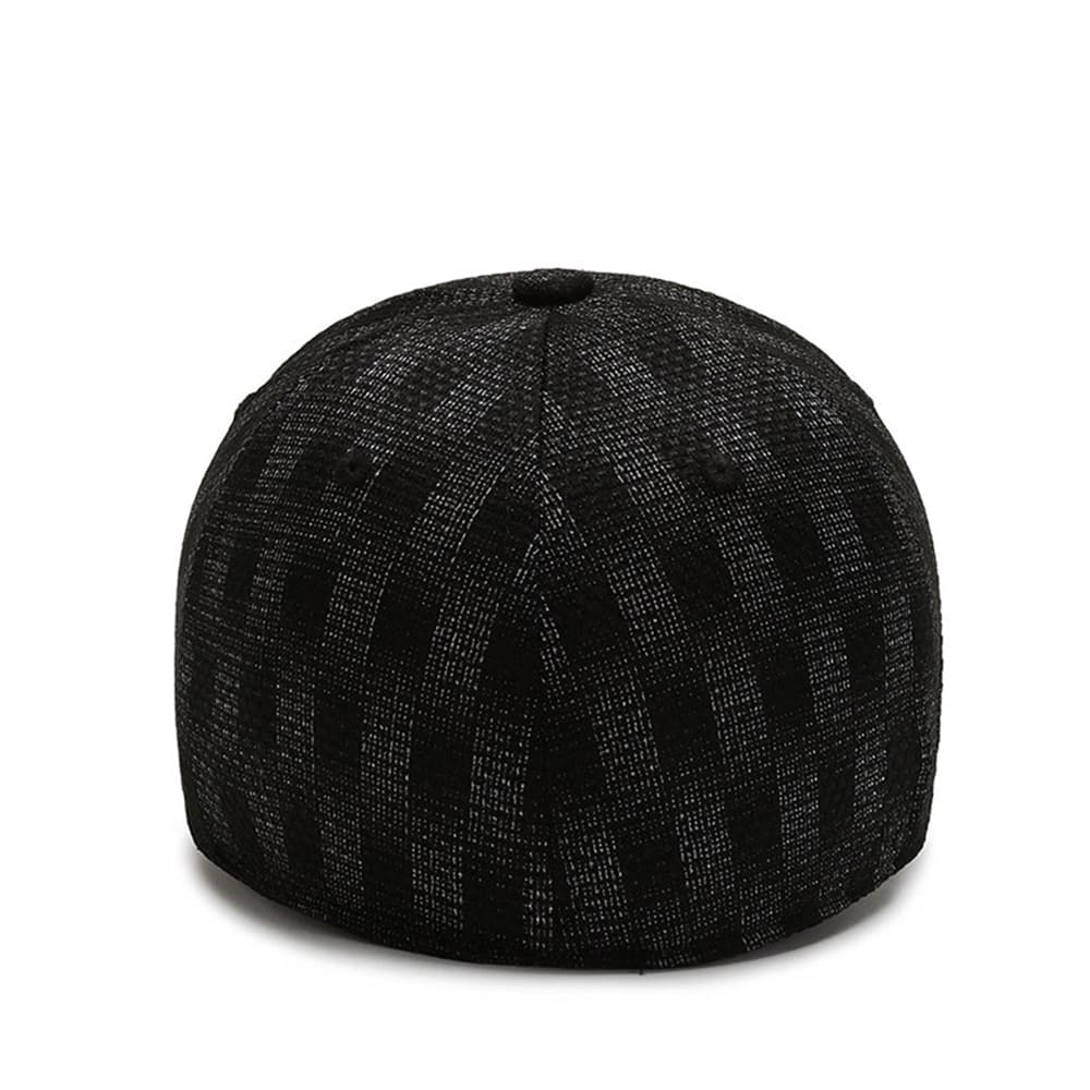 Miller Men's Dark Plaid Cotton Baseball Cap – view 6