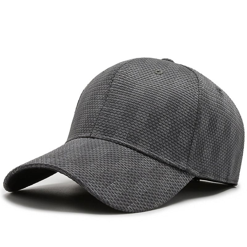 Miller Men's Dark Plaid Cotton Baseball Cap – view 3