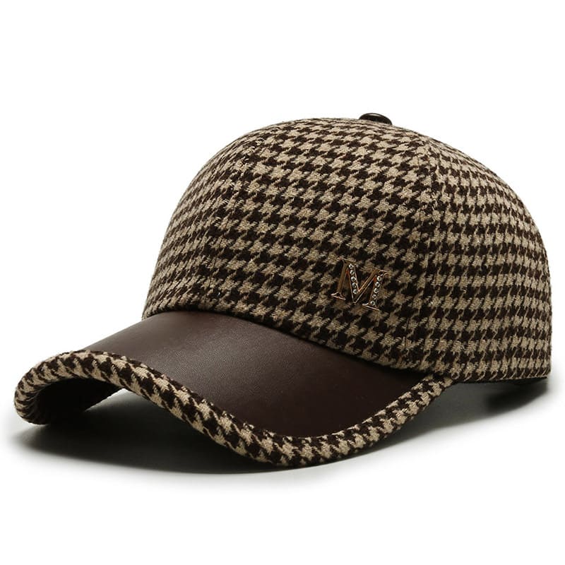 Miller Men's Houndstooth Cotton Baseball Cap – view 1