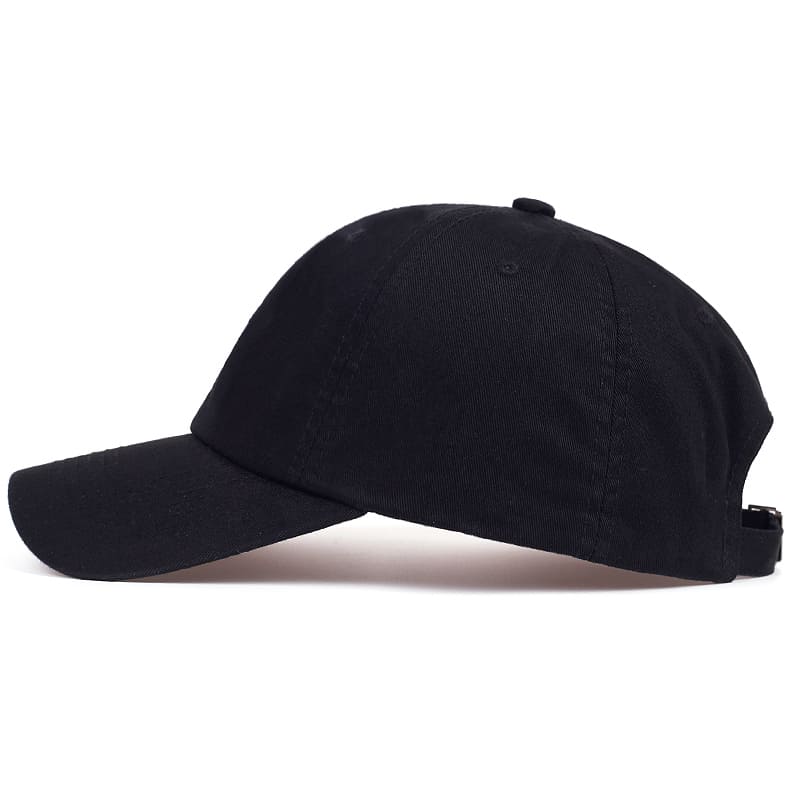 Minimal Smiley Men's Embroidered Cotton Baseball Cap – view 4