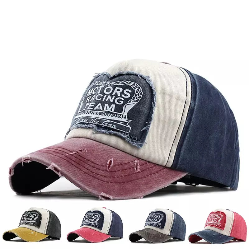 Motors Racing Team Men's Vintage-Style Baseball Cap – view 2