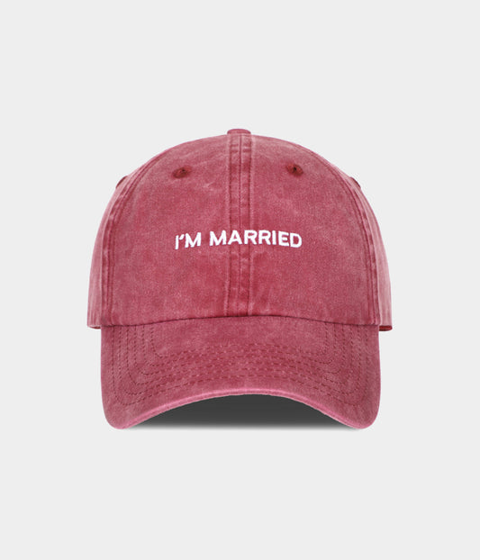 Married Men's Embroidered Washed Cotton Baseball Cap – view 1
