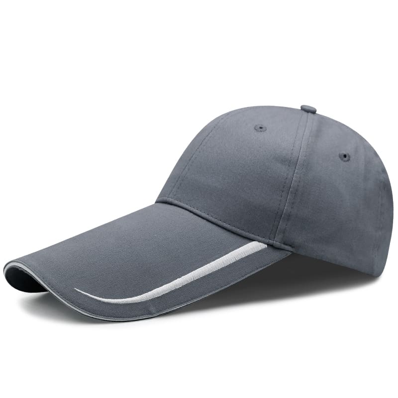 Men's 14 cm Long Visor Cotton Baseball Cap – view 2