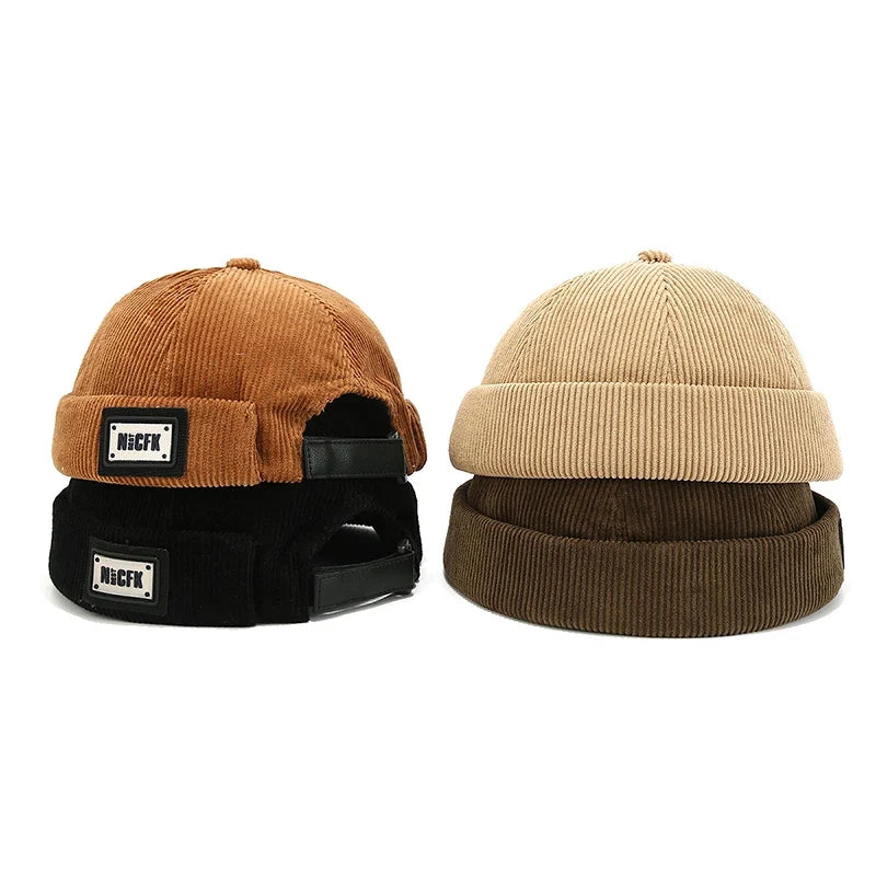 Men's Corduroy Cotton Docker Cap – view 6