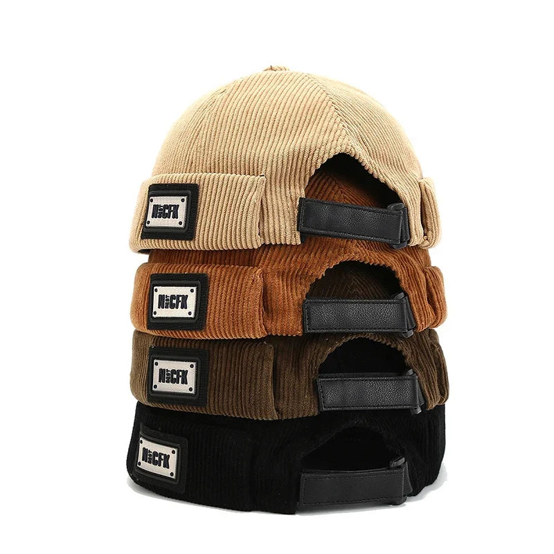 Men's Corduroy Cotton Docker Cap – view 1