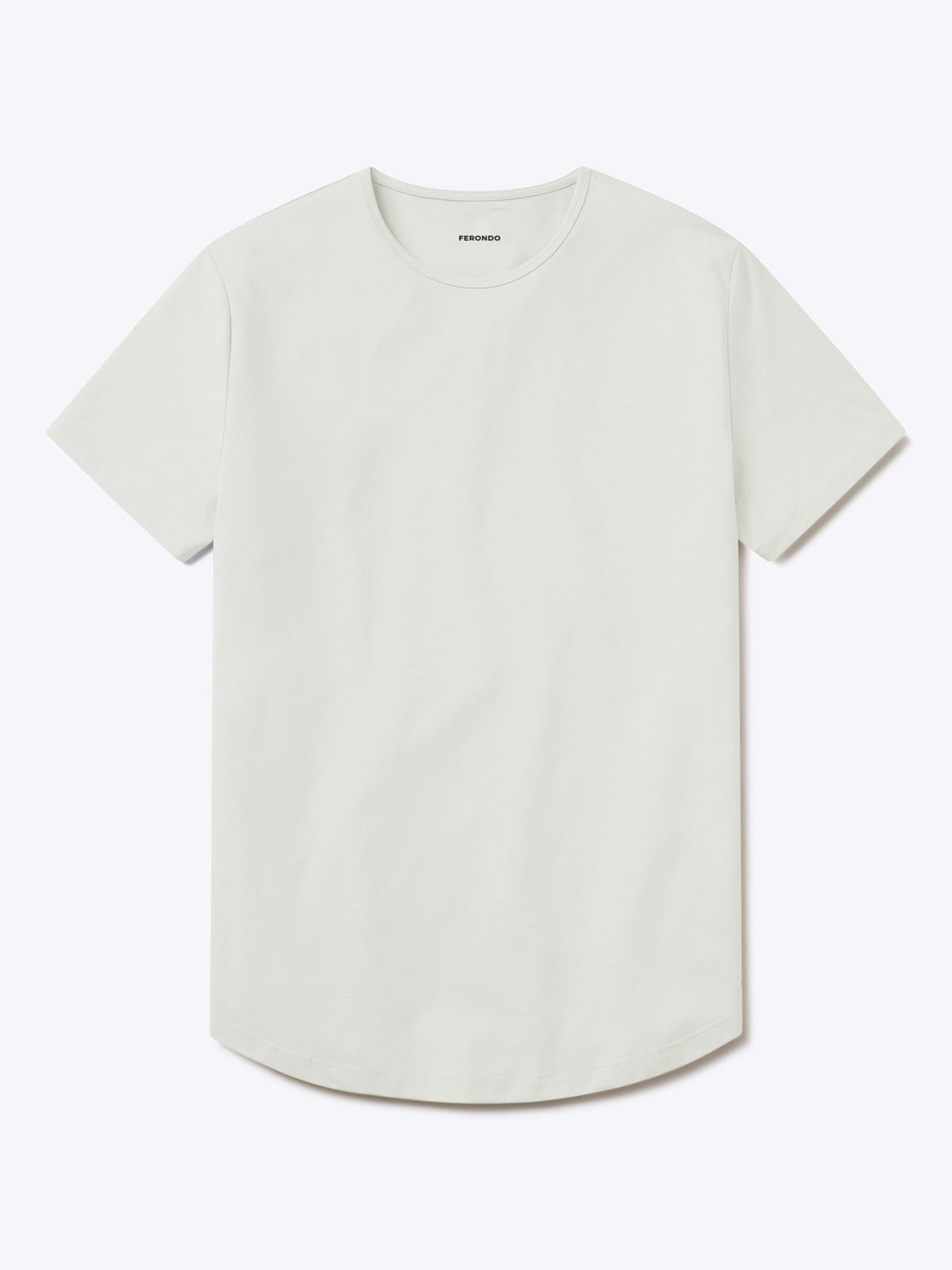 Men's Active Curved Hem T-Shirt in Nimbus – view 1