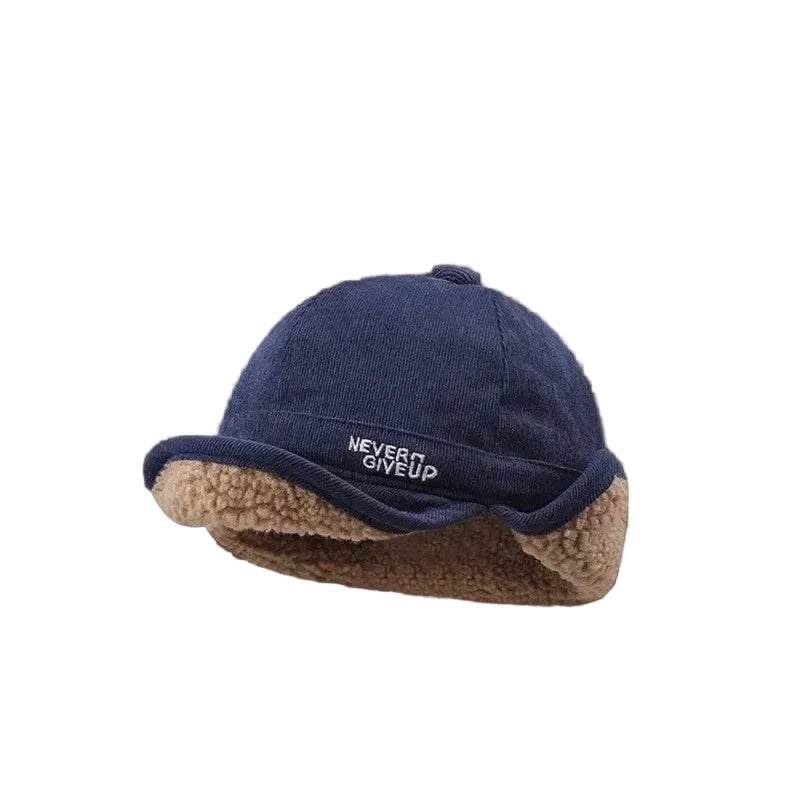 Never Give Up Men's Lined Corduroy Baseball Cap – view 1