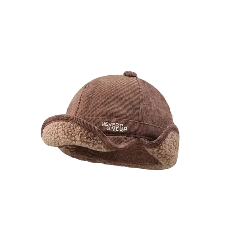 Never Give Up Men's Lined Corduroy Baseball Cap – view 3