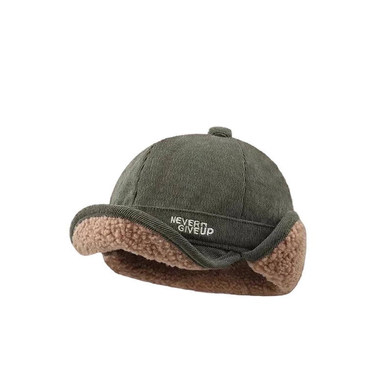 Never Give Up Men's Lined Corduroy Baseball Cap – view 5