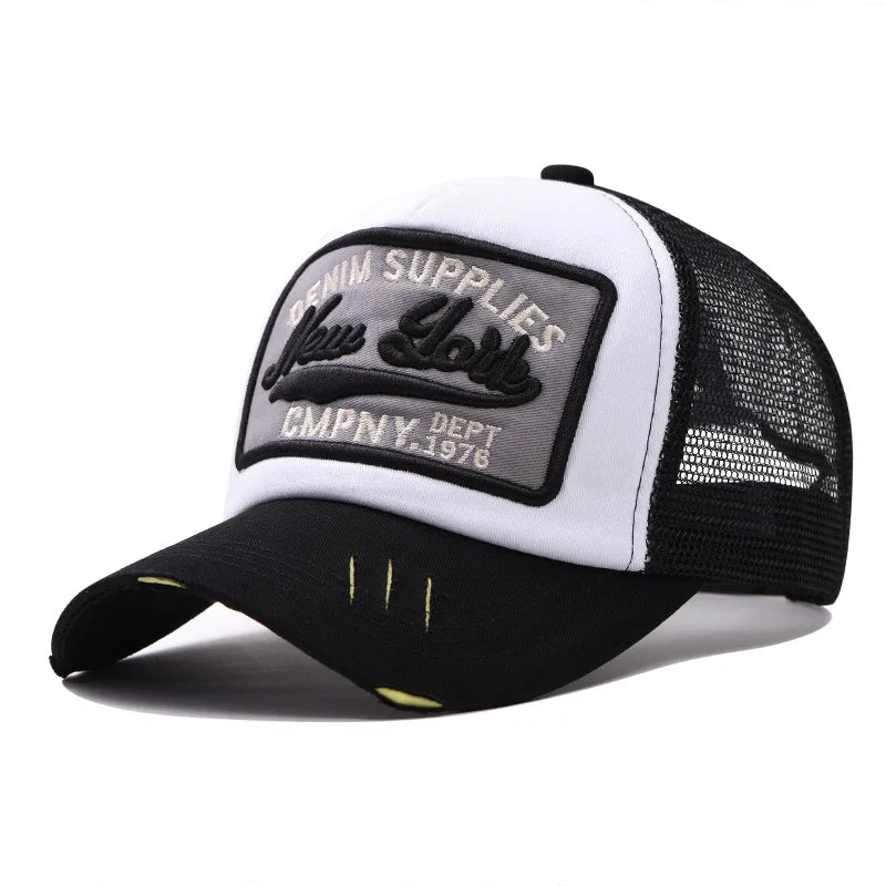 New York Denim Supplies Men's Trucker Baseball Cap – view 3