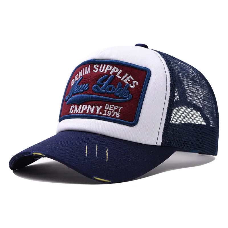 New York Denim Supplies Men's Trucker Baseball Cap – view 4