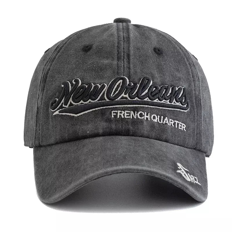 New Orleans French Quarter Jazz Men's Cotton Baseball Cap – view 10