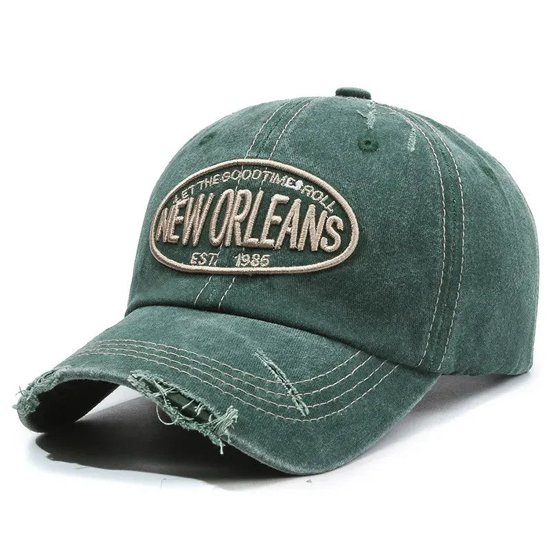 New Orleans Men's Vintage Ripped Baseball Cap – view 3