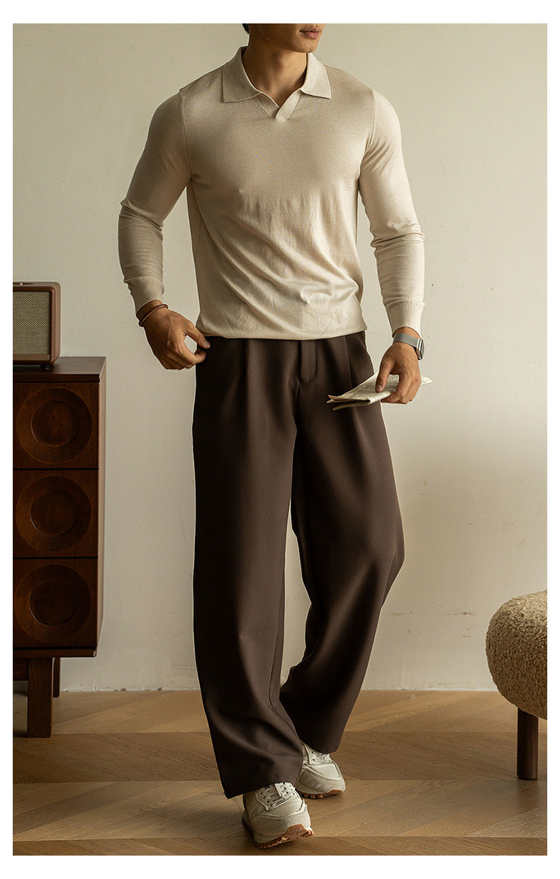 Sterling Men's Cotton Stretch Knit Jumper – view 16