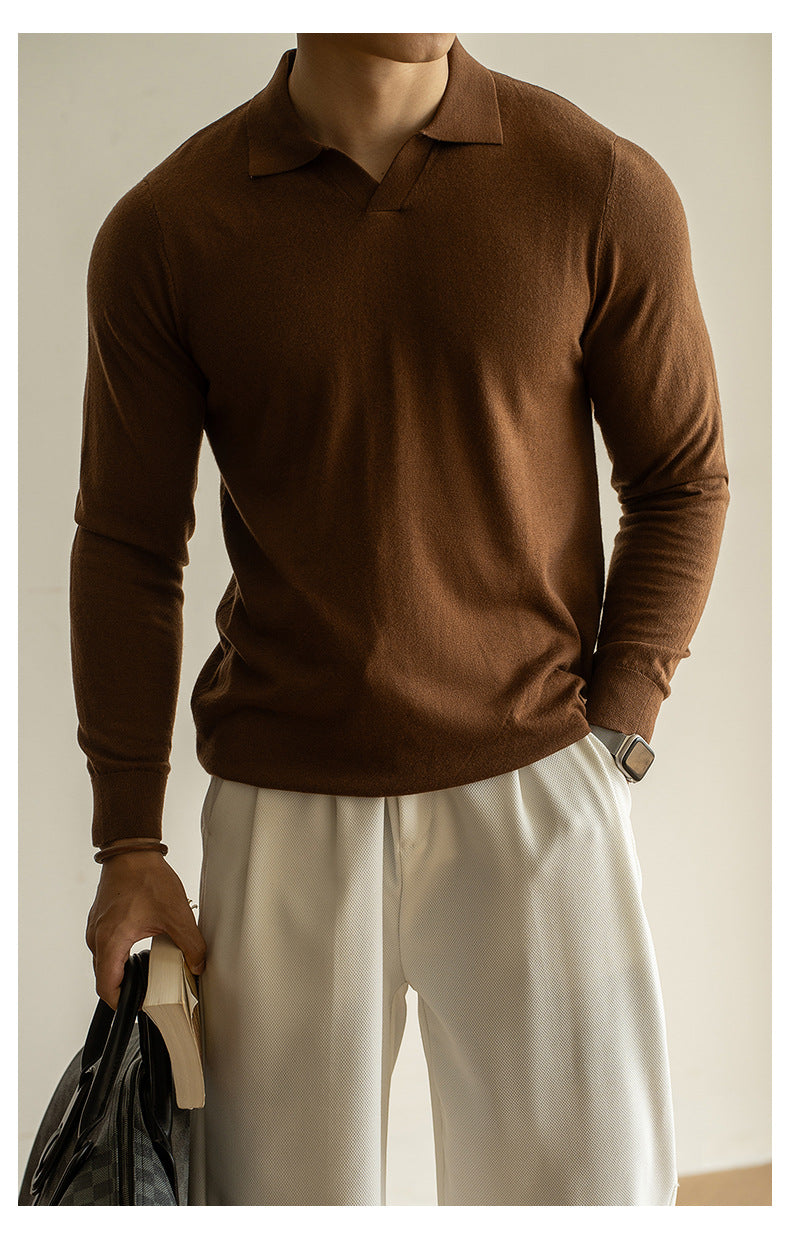 Sterling Men's Cotton Stretch Knit Jumper – view 2