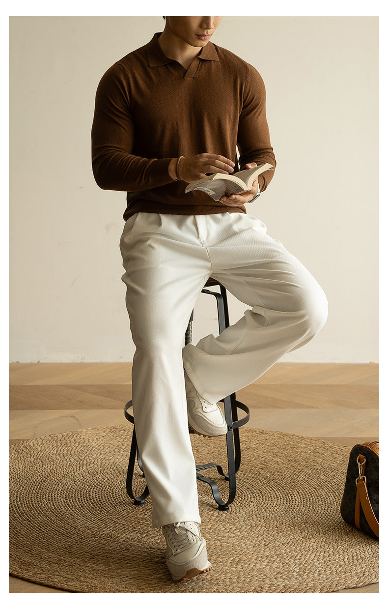 Sterling Men's Cotton Stretch Knit Jumper – view 3
