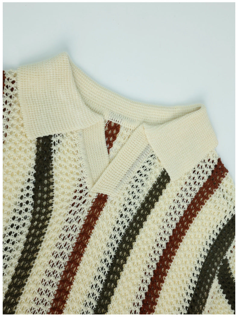 Men's Knitted Short Sleeve Shirt – view 2