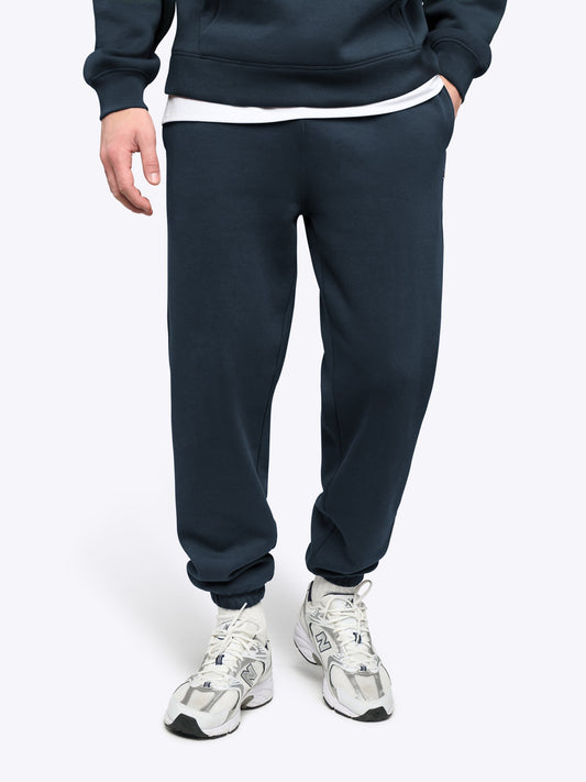 Men's Heavyweight Brushed Fleece Sweatpants in Obsidian – view 1