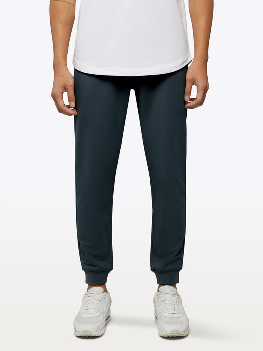 Men's Slim Fit French Terry Joggers in Obsidian – view 1