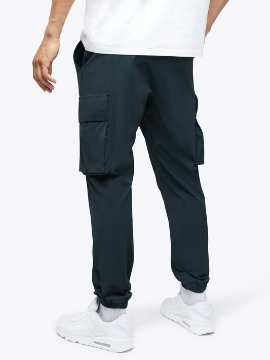 Men's Tech Cargo Joggers in Obsidian – view 2