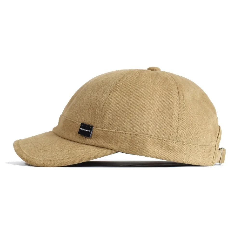 Men's Short Brim Cotton Baseball Cap – view 7