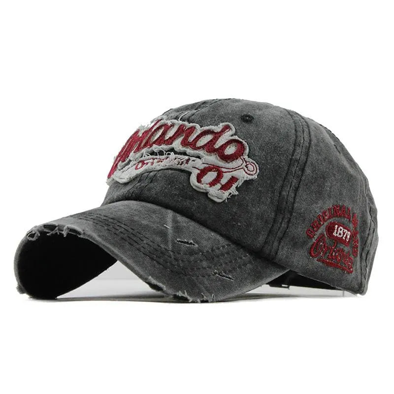 Orlando Men's Vintage Denim Baseball Cap – view 2