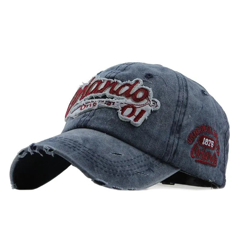 Orlando Men's Vintage Denim Baseball Cap – view 3