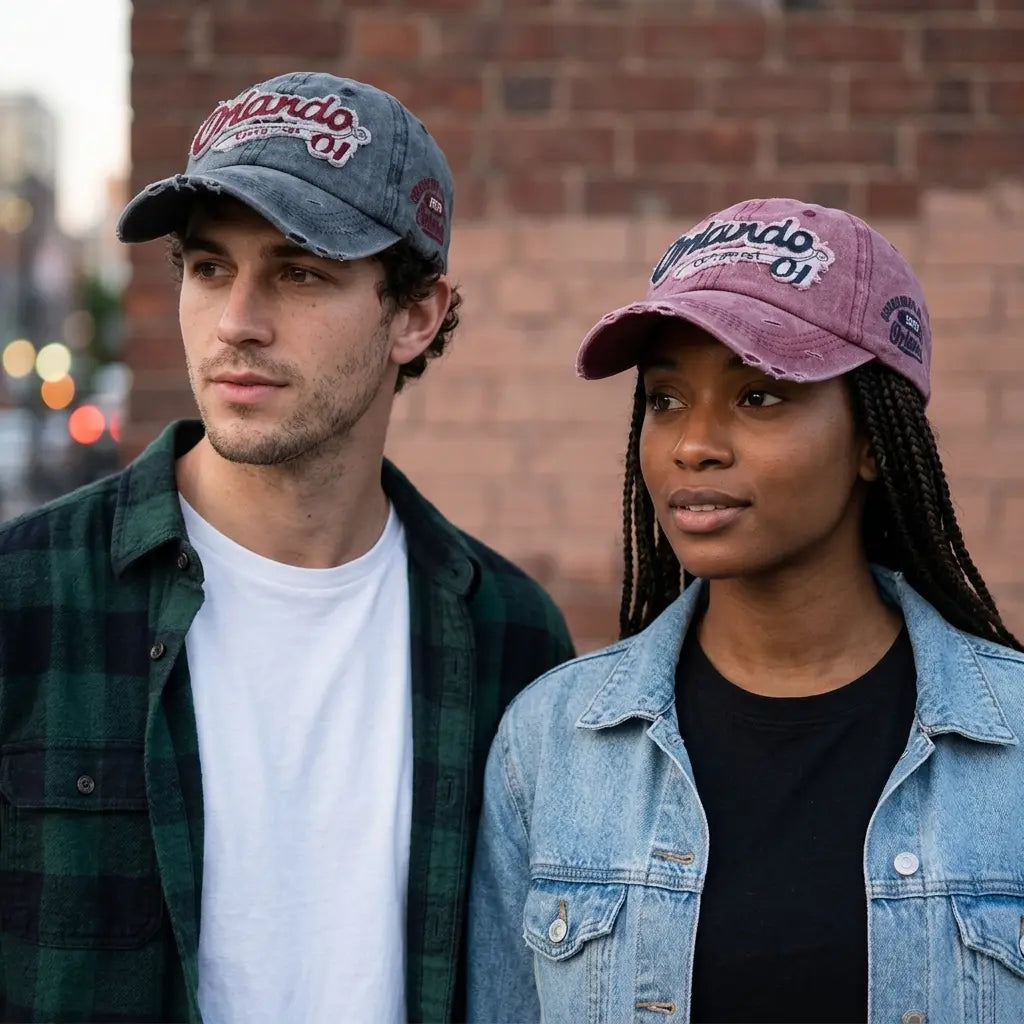 Orlando Men's Vintage Denim Baseball Cap – view 9