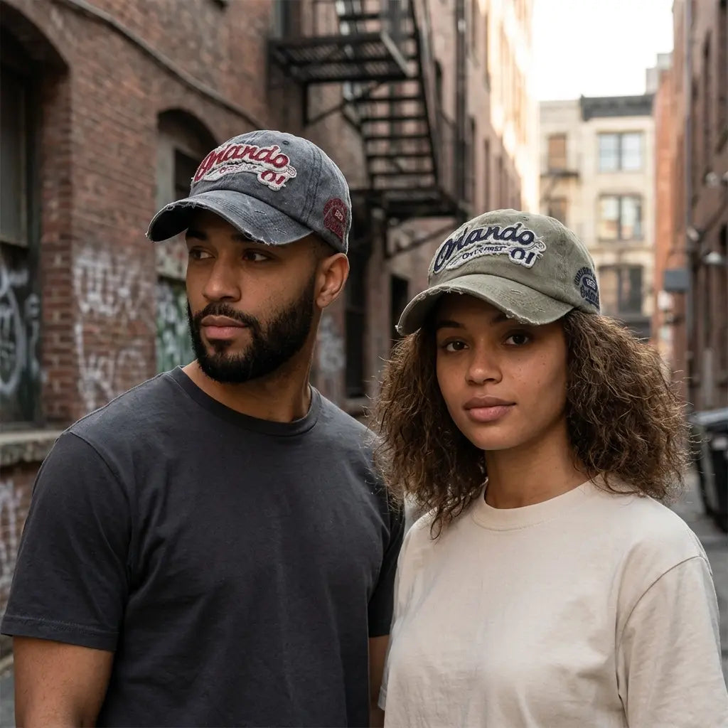 Orlando Men's Vintage Denim Baseball Cap – view 8