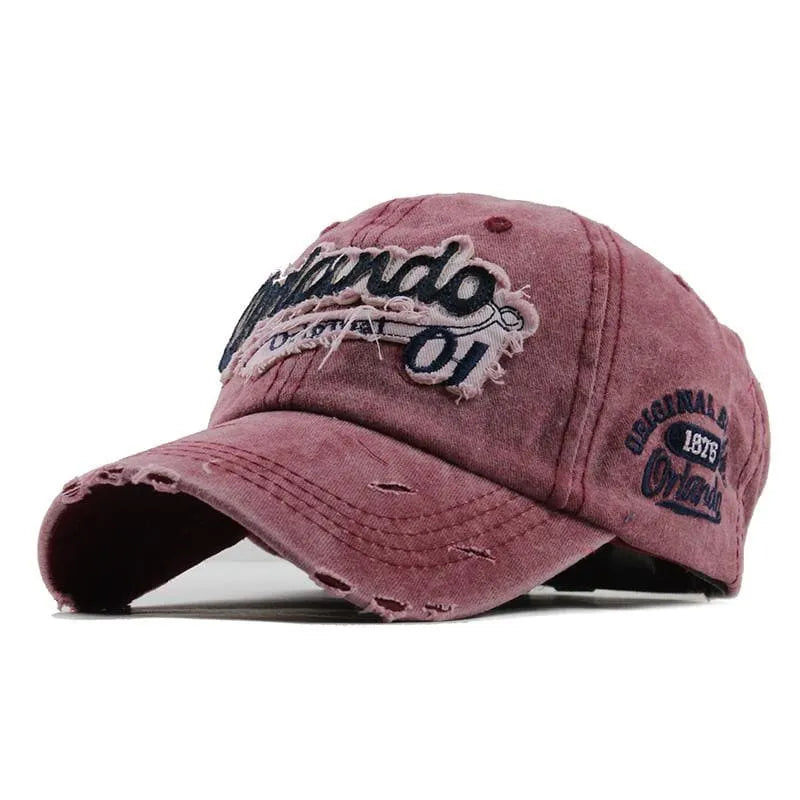 Orlando Men's Vintage Denim Baseball Cap – view 4