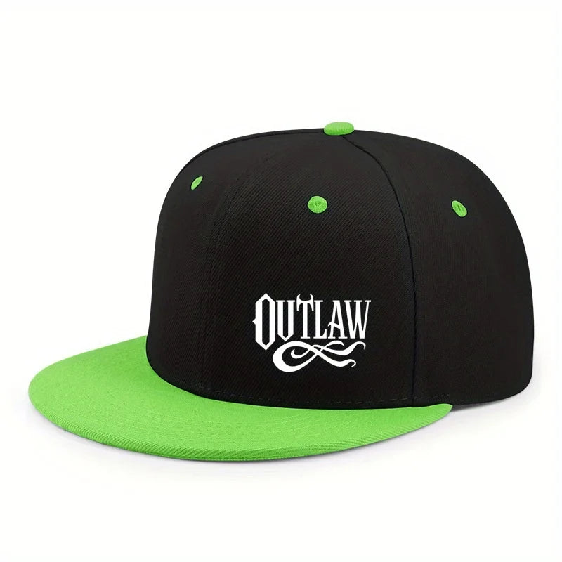 Outlaw Men's Cotton-Acrylic Snapback Baseball Cap – view 6