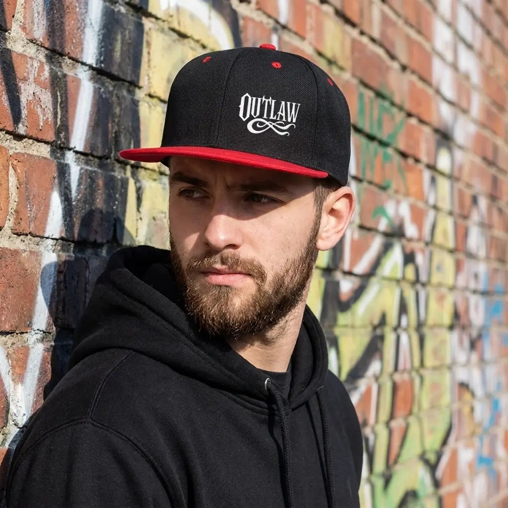 Outlaw Men's Cotton-Acrylic Snapback Baseball Cap – view 30