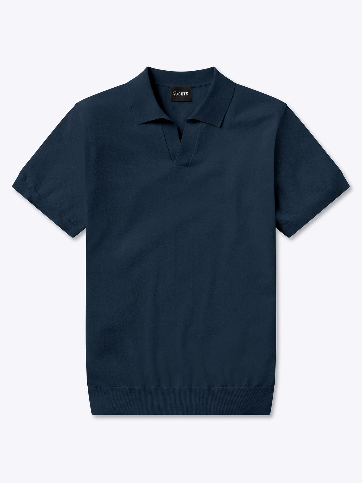 Riviera Men's Knit Polo in Pacific Blue – view 1