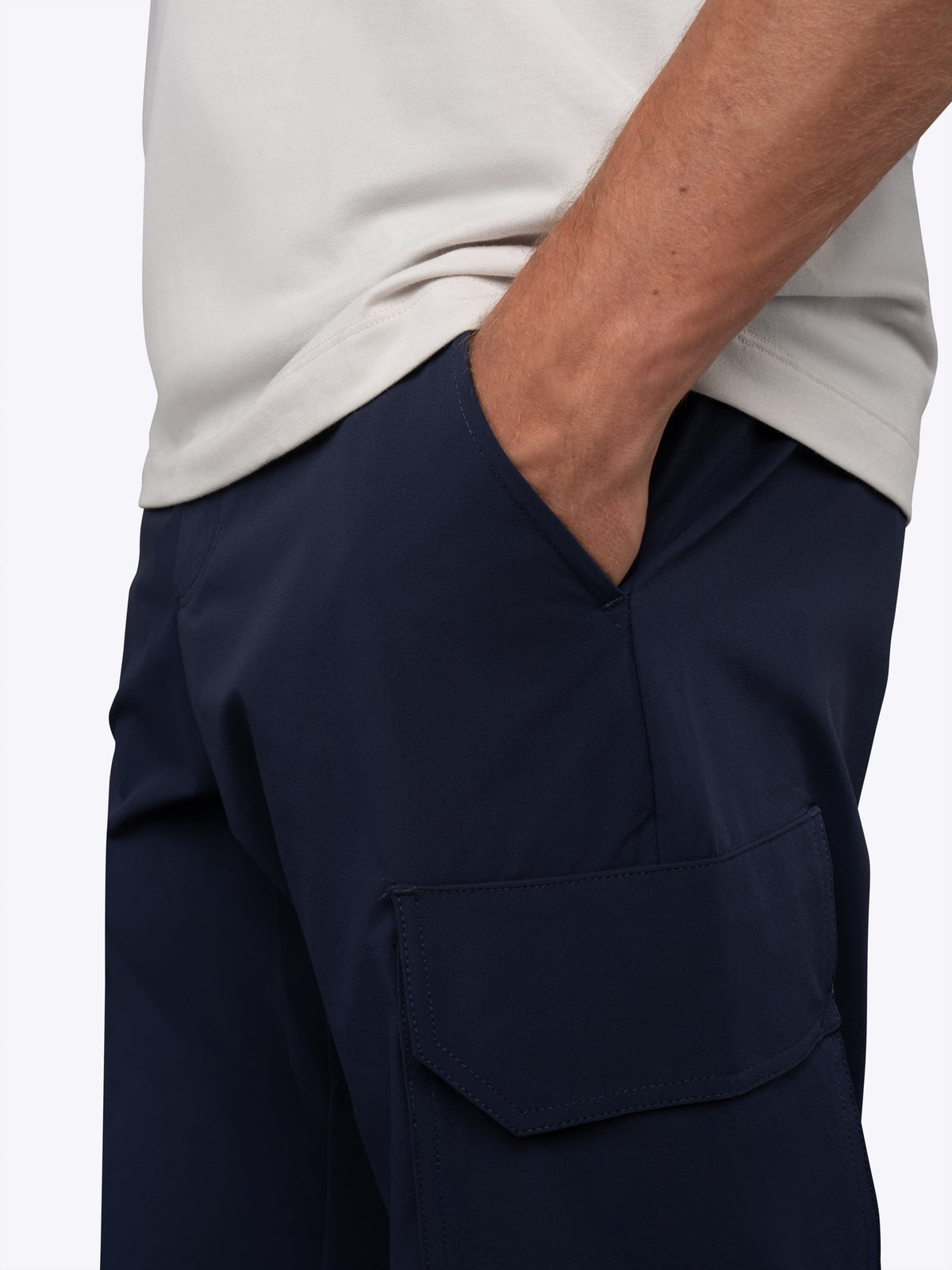 Men's Tech Cargo Joggers in Pacific Blue – view 7