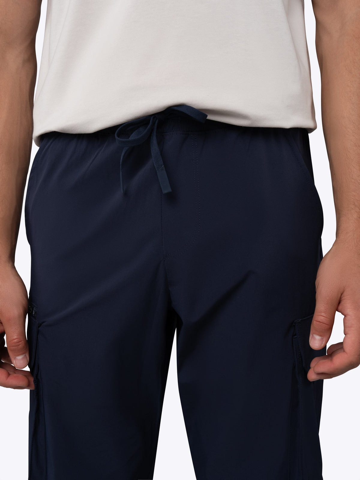 Men's Tech Cargo Joggers in Pacific Blue – view 6