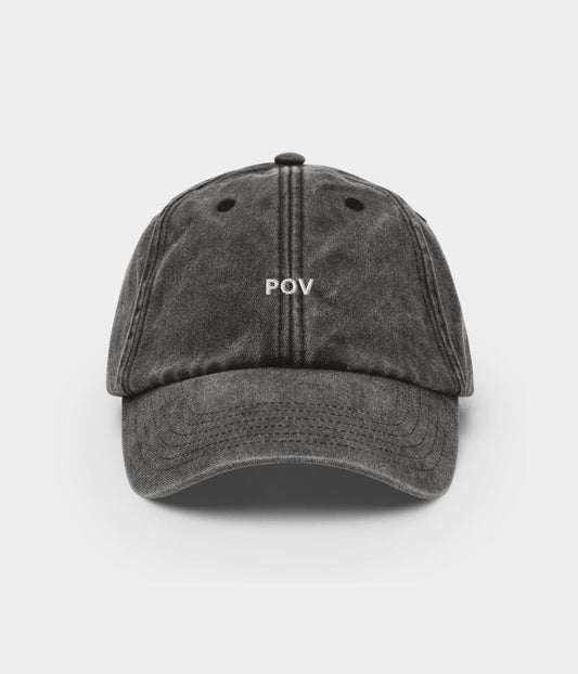 POV Men's Embroidered Washed Cotton Baseball Cap – view 1