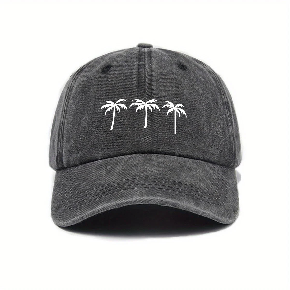 Palm Trees Men's Washed Cotton Blend Baseball Cap – view 8