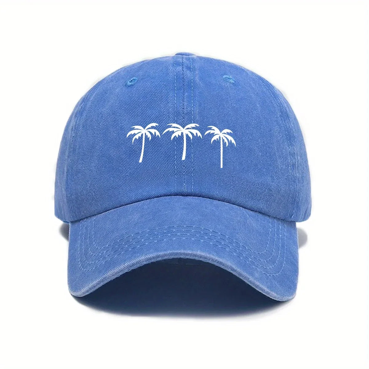 Palm Trees Men's Washed Cotton Blend Baseball Cap – view 9