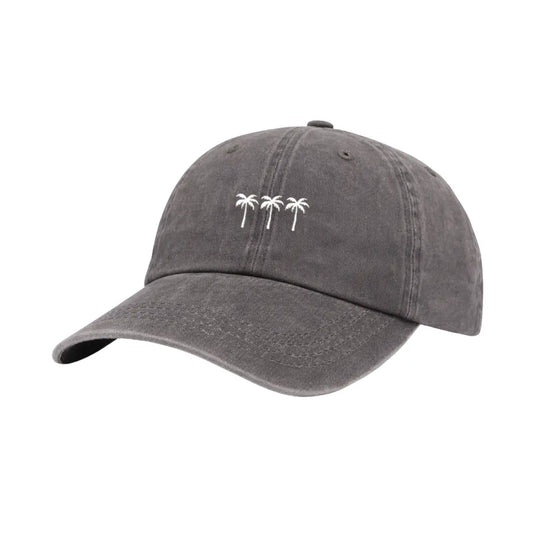 Palm Trees Men's Washed Cotton Blend Baseball Cap – view 1