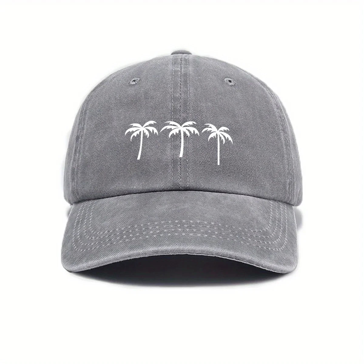 Palm Trees Men's Washed Cotton Blend Baseball Cap – view 7