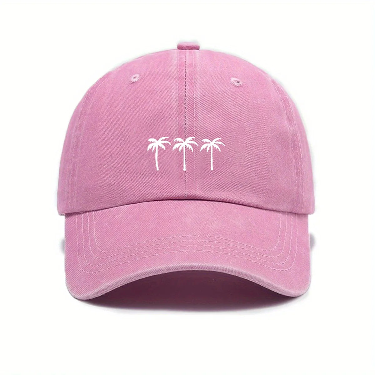 Palm Trees Men's Washed Cotton Blend Baseball Cap – view 6