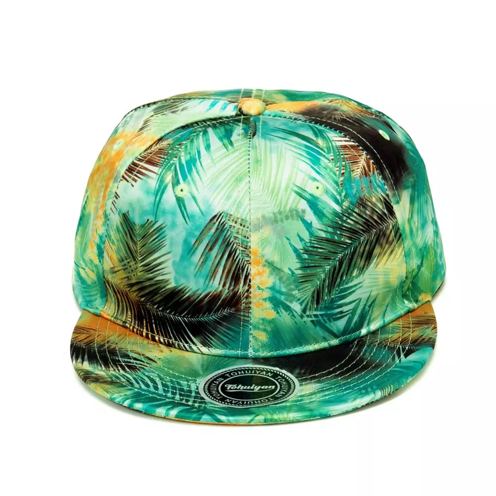 Palm Leaves Graffiti Men's Snapback Baseball Cap – view 7