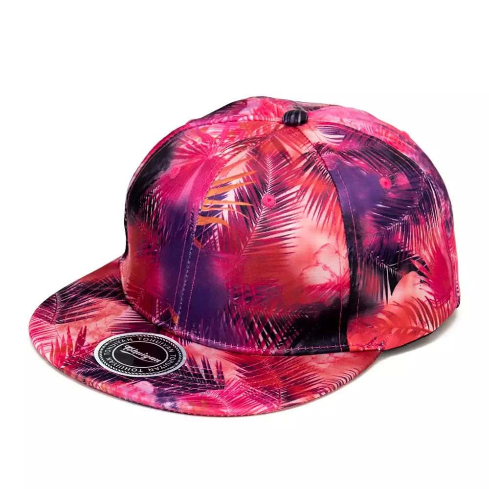 Palm Leaves Graffiti Men's Snapback Baseball Cap – view 5