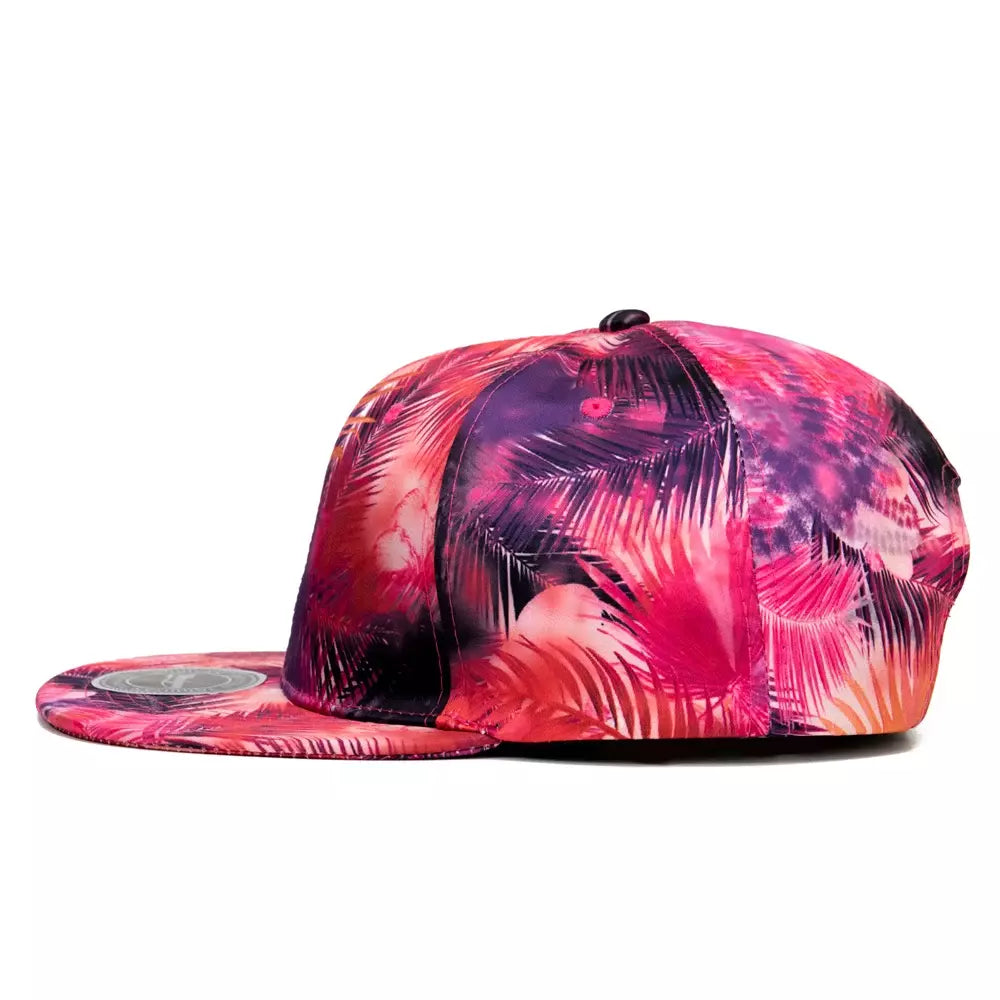 Palm Leaves Graffiti Men's Snapback Baseball Cap – view 9