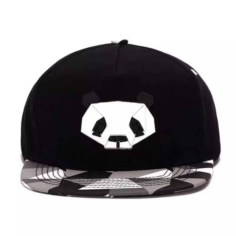 Panda Bear Origami Men's Cotton Snapback Baseball Cap – view 5