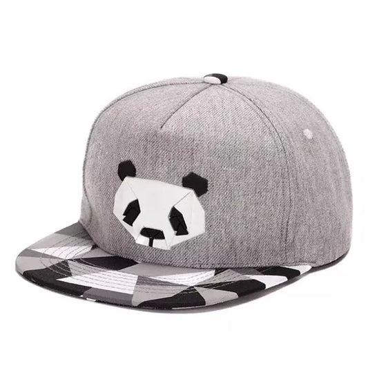 Panda Bear Origami Men's Cotton Snapback Baseball Cap – view 1