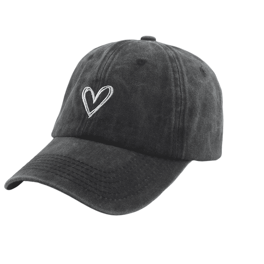 Peaceful Heart Men's Cotton Baseball Cap – view 1