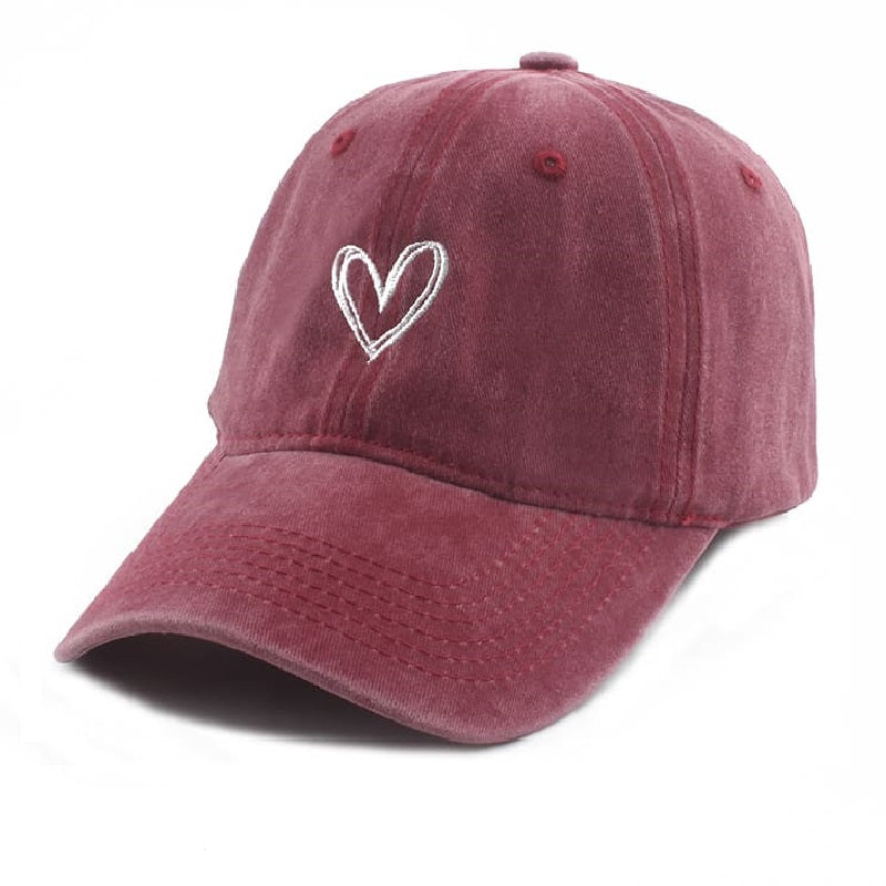 Peaceful Heart Men's Cotton Baseball Cap – view 4